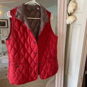 Eddie Bauer red vest
